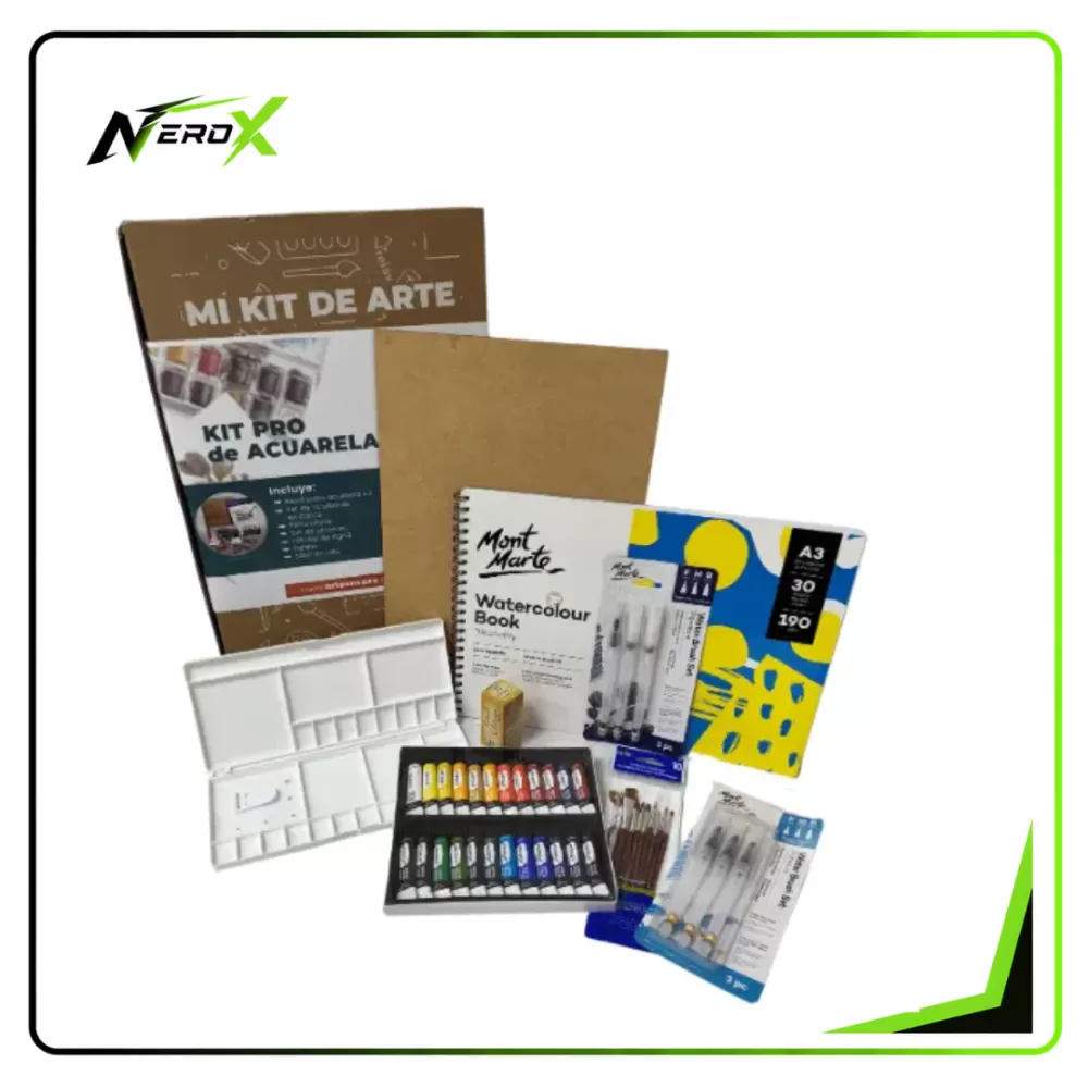 Kit profesional de pintura en ACUARELA