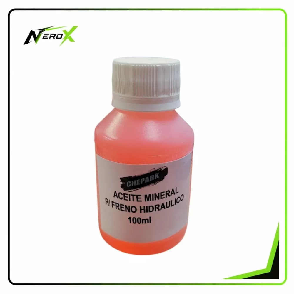 Aceite mineral p/freno hidráulico fraccionado 100ml