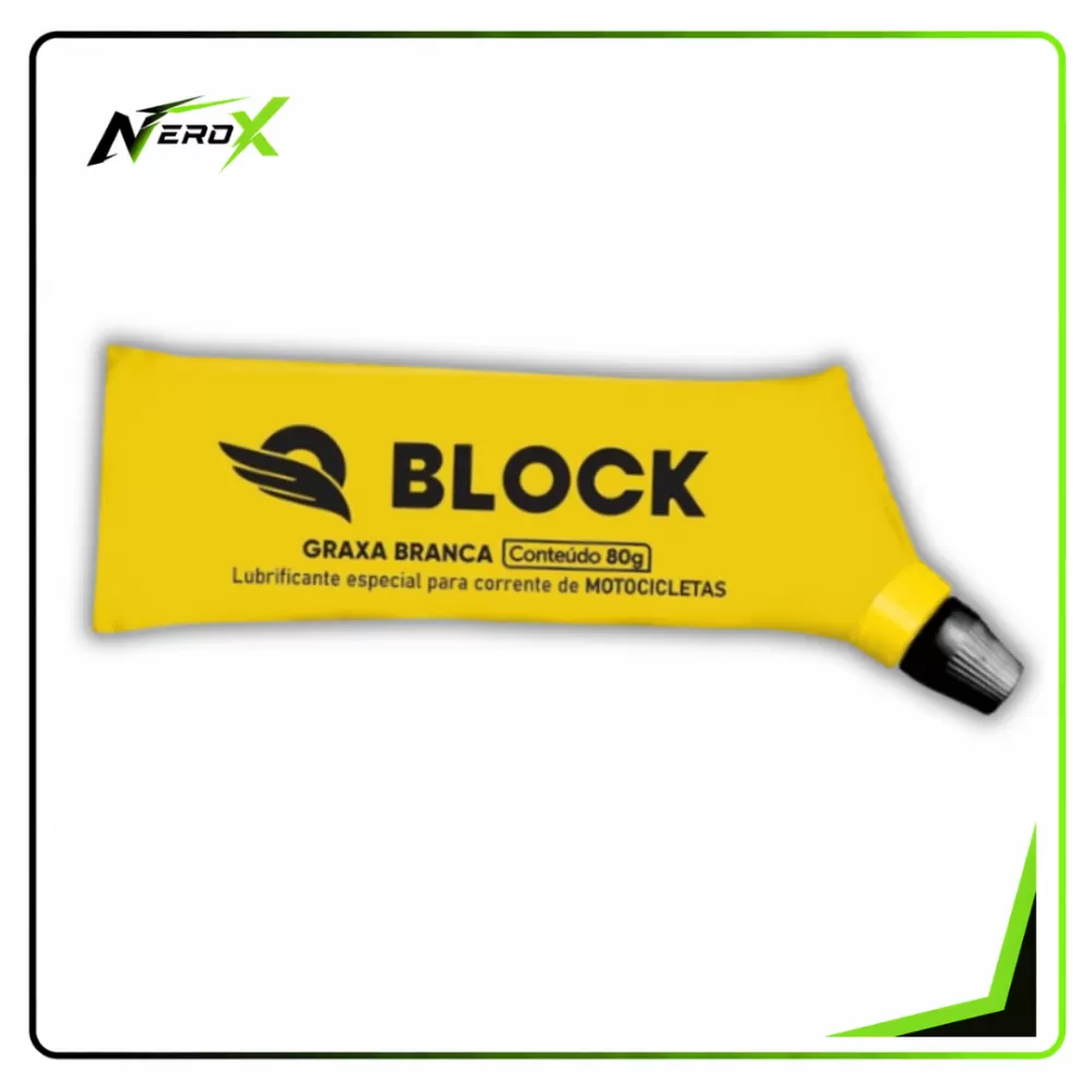 Grasa blanca p/cadena de moto 80g