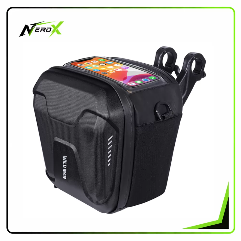 Bolso delantero desmontable c/porta celular táctil 