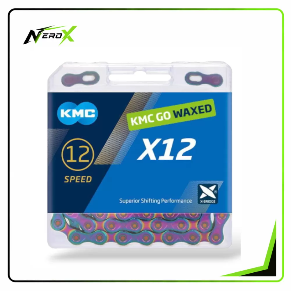 Cadena KMC 12 vel. Aurora Blue 
